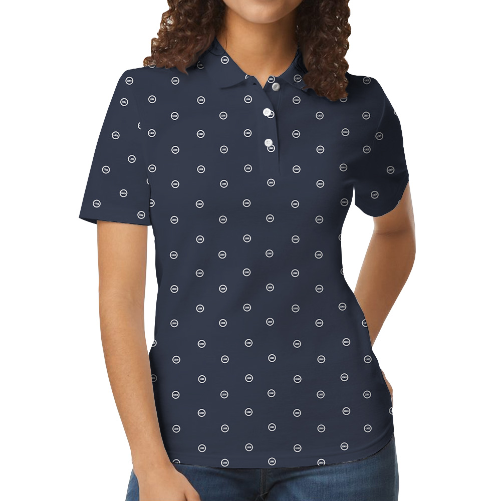 Custom Multiple Small Logo Polo Shirt