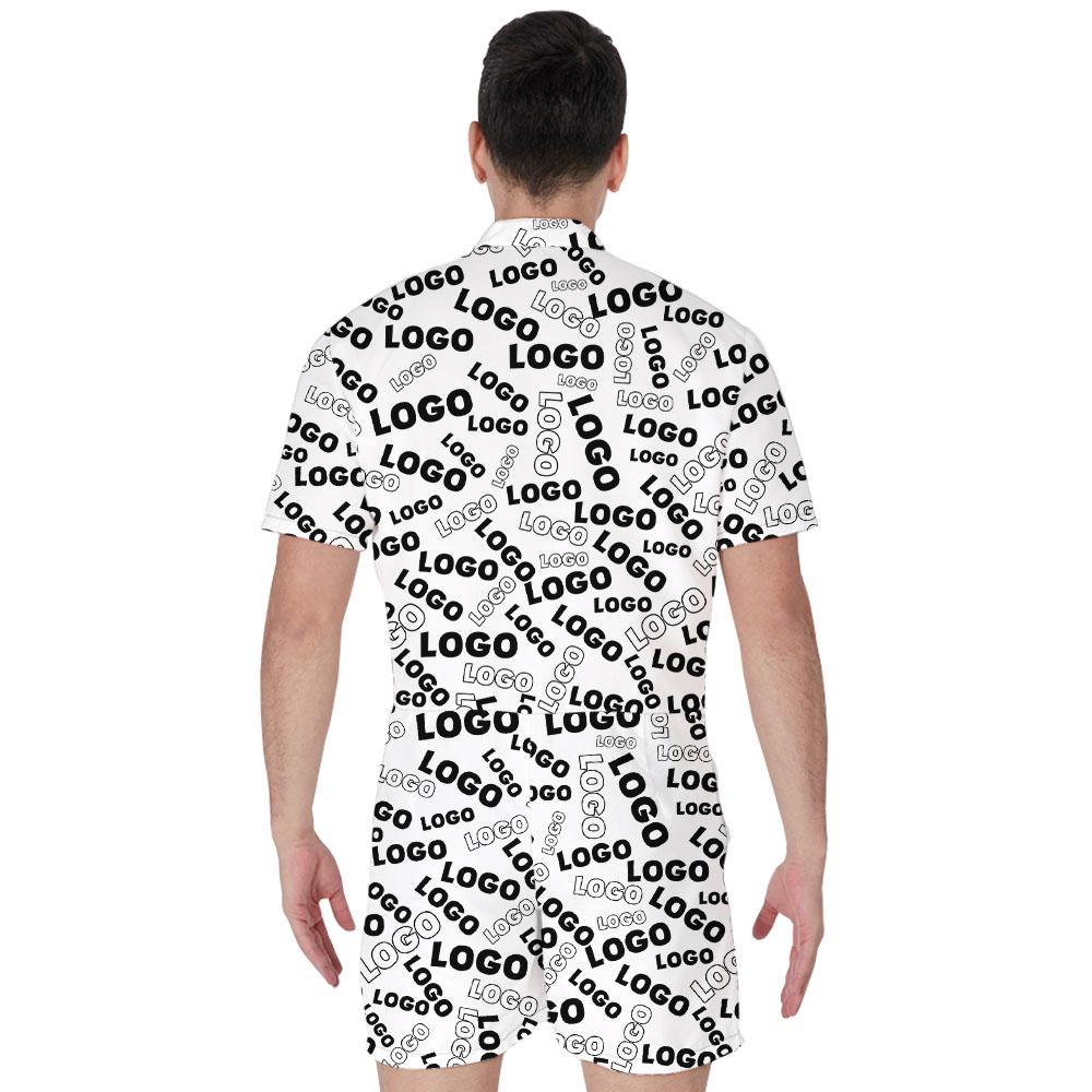 Fully Custom Logo Men's Romper