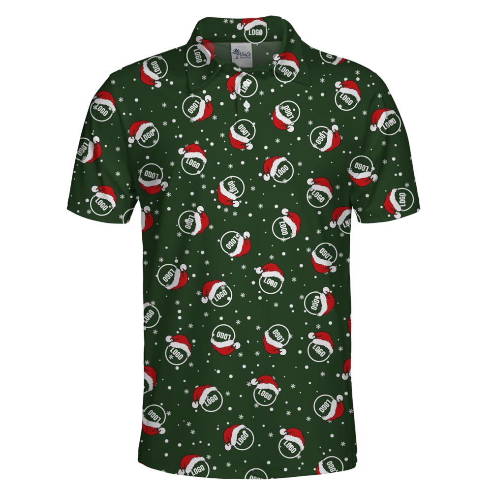 [Color + Logo] Christmas Custom Logo Polo Shirt