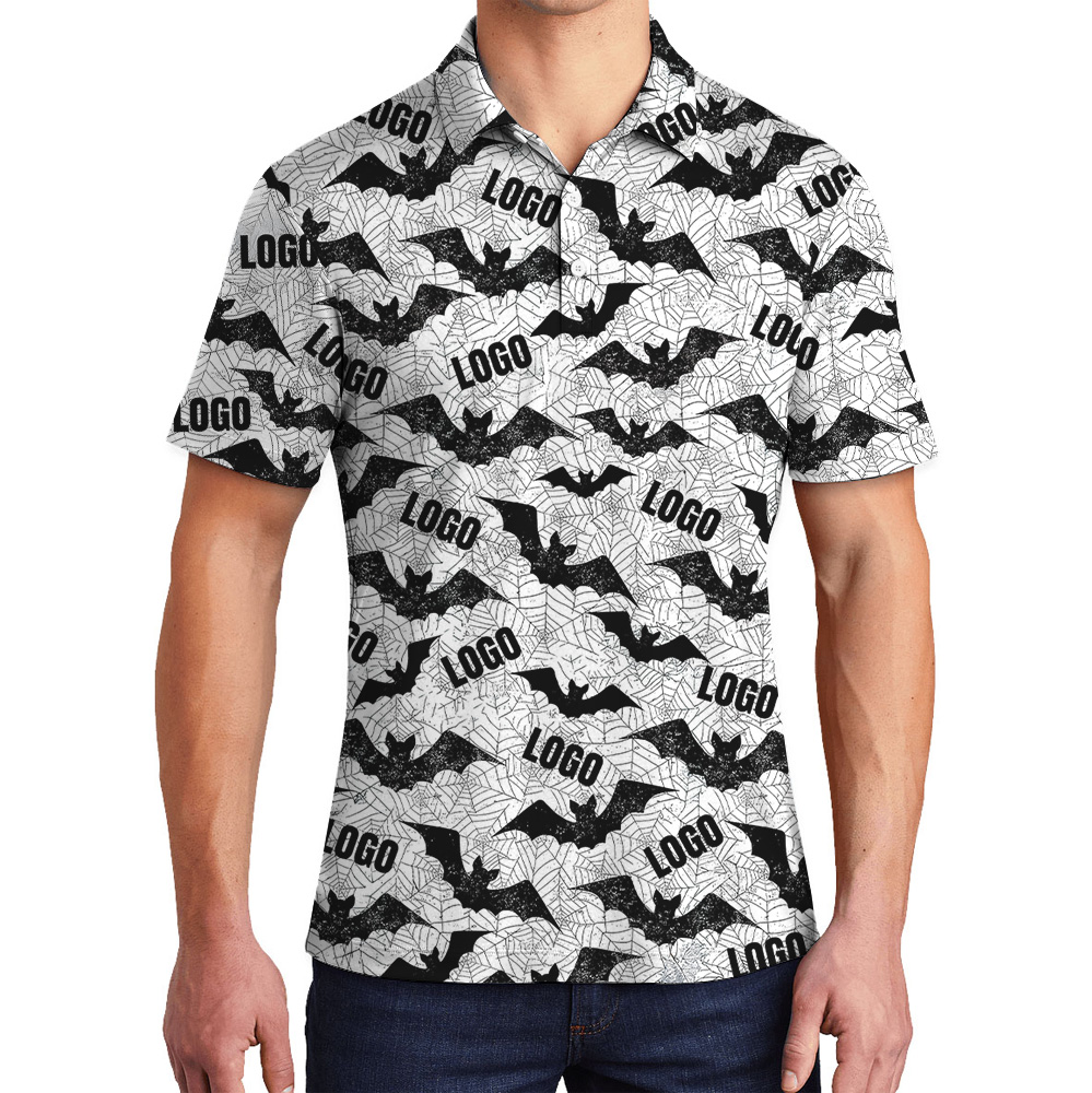 Flying Bat Swarm Custom Logo Polo Shirt - variant image 1