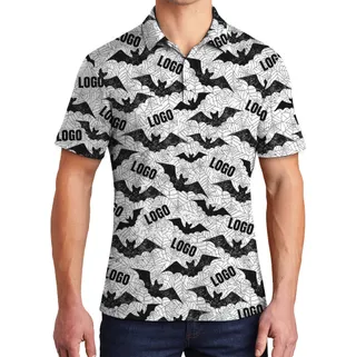 Flying Bat Swarm Custom Logo Polo Shirt