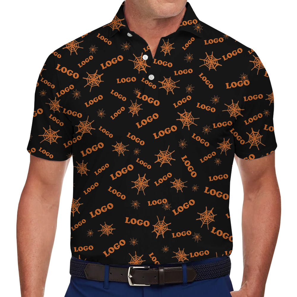 [Live Preview] Halloween Full Custom Logo Polo Shirt - variant image 1