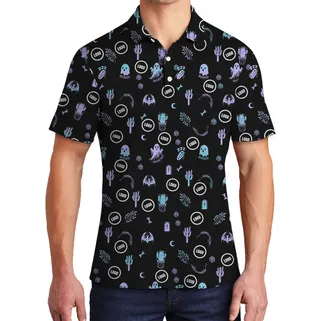 Halloween Spooky Vibes Custom Logo Polo Shirt