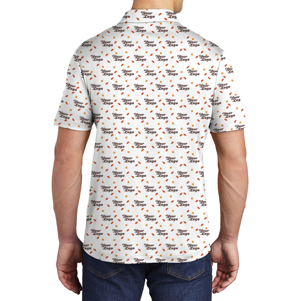 Thanksgiving Custom Logo Leaf Fall Polo Shirt