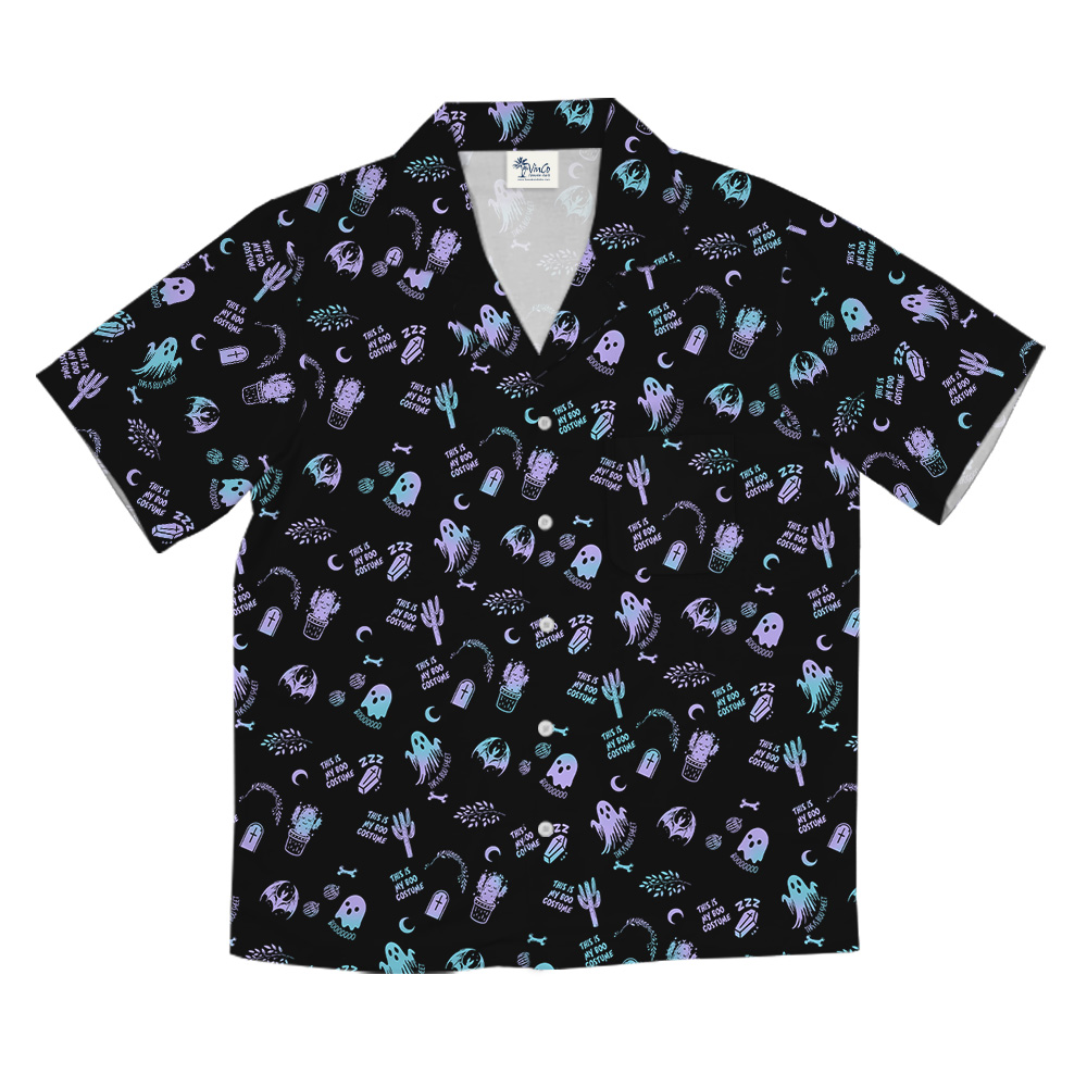 Halloween Pastel Ghost Party Hawaiian Shirt