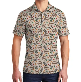 Multi Custom Logo Polo Shirt for Thanksgiving