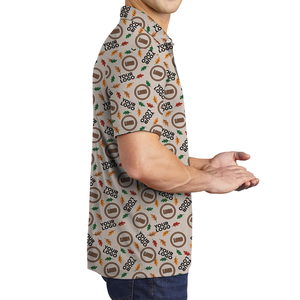 Multi Custom Logo Polo Shirt for Thanksgiving