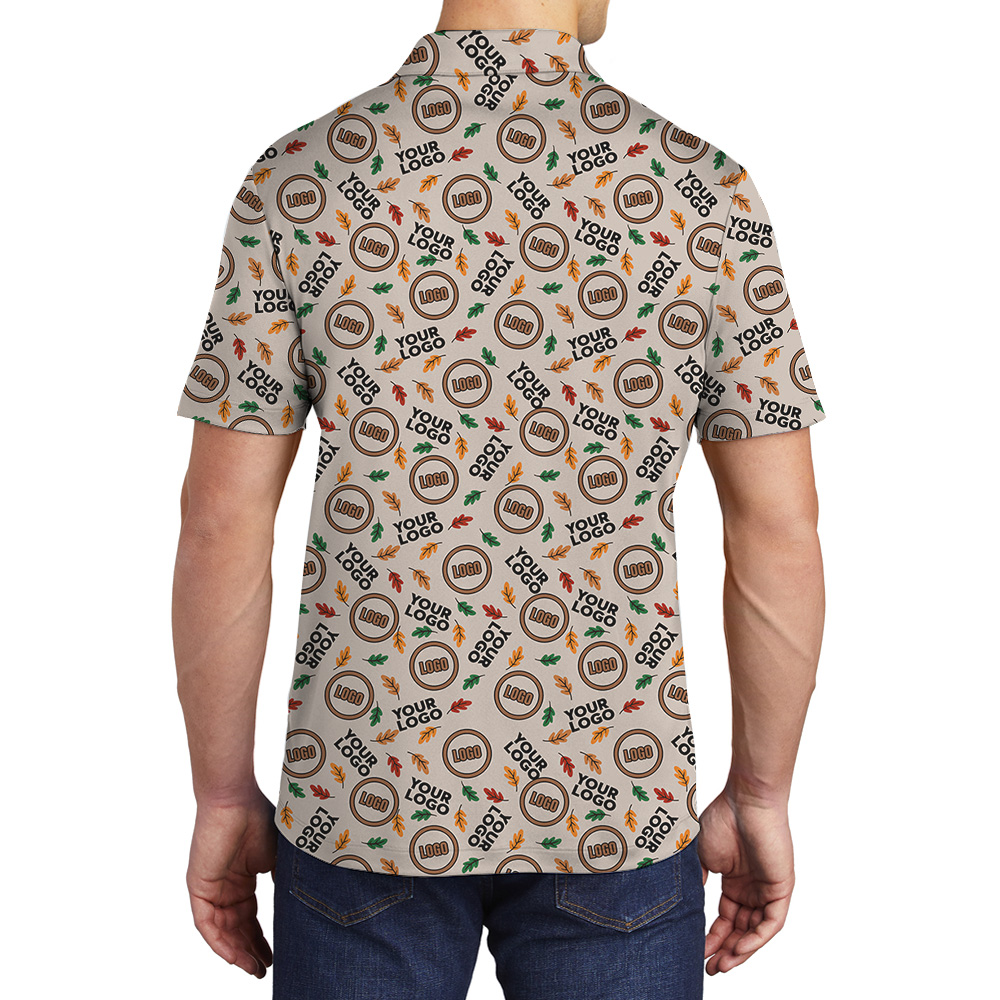 Multi Custom Logo Polo Shirt for Thanksgiving