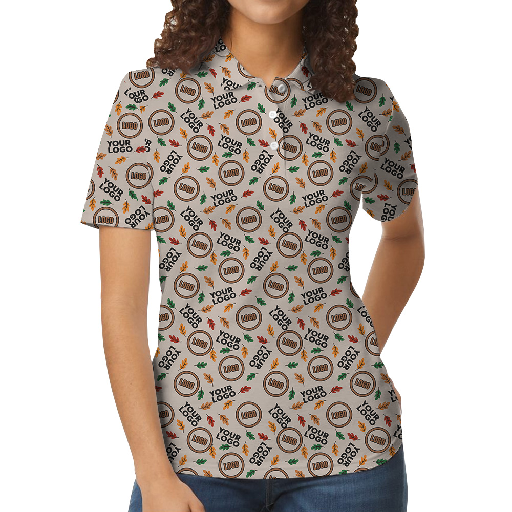 Multi Custom Logo Polo Shirt for Thanksgiving