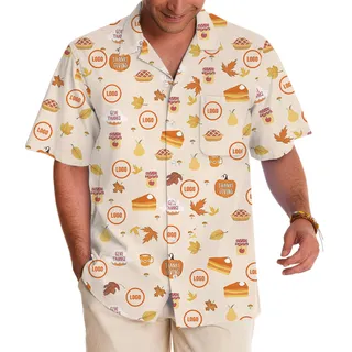Custom Logo Hawaiian Shirt For Thanksgiving