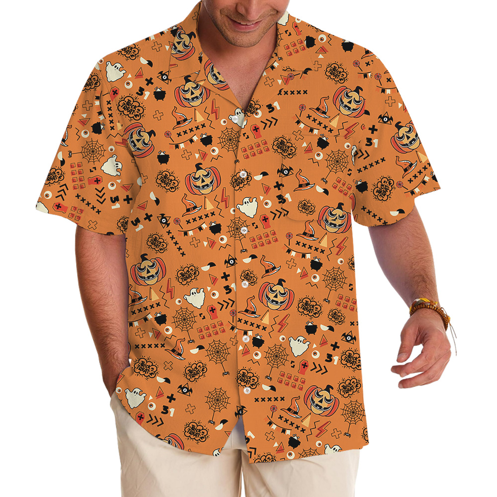Hawaiian Shirt With Halloween Theme - variant image 1