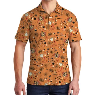 Halloween Small Icons Polo Shirt