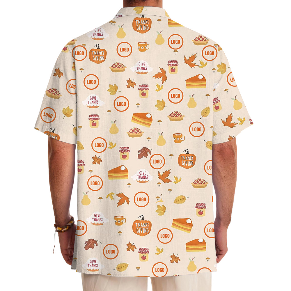 Custom Logo Hawaiian Shirt For Thanksgiving