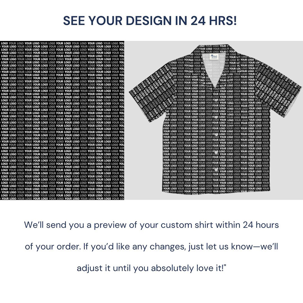 All-Over Custom Logo Hawaiian Shirt