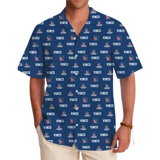 Custom Hawaiian Shirt With 2 Logos And Names