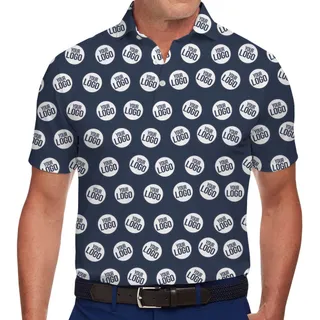 Personalized Collared Polo Shirt With Logos