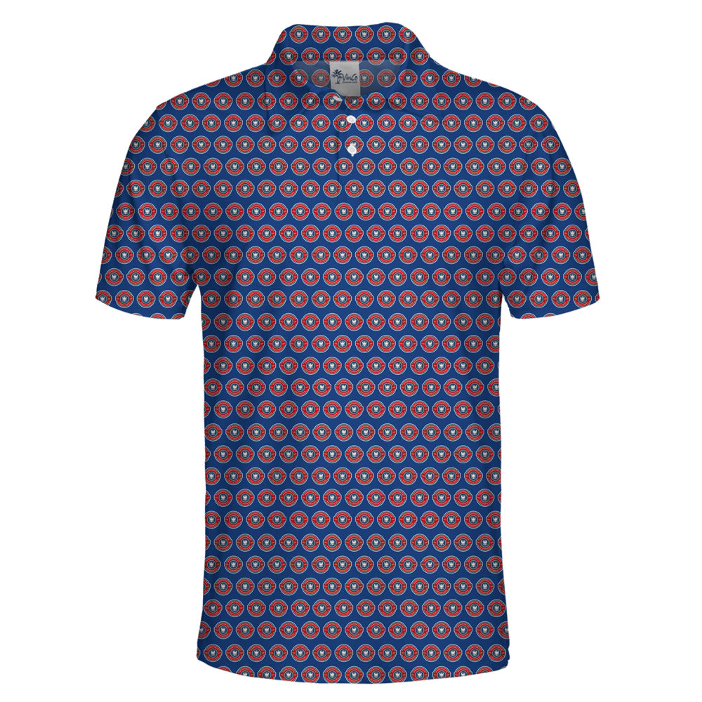 Custom Golf Polo Shirt With Small Tight Logo