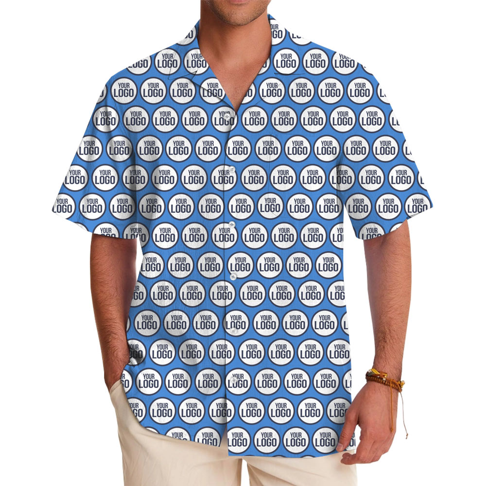 Custom Hawaiian Shirts With Company Logo And Preview - variant image 1