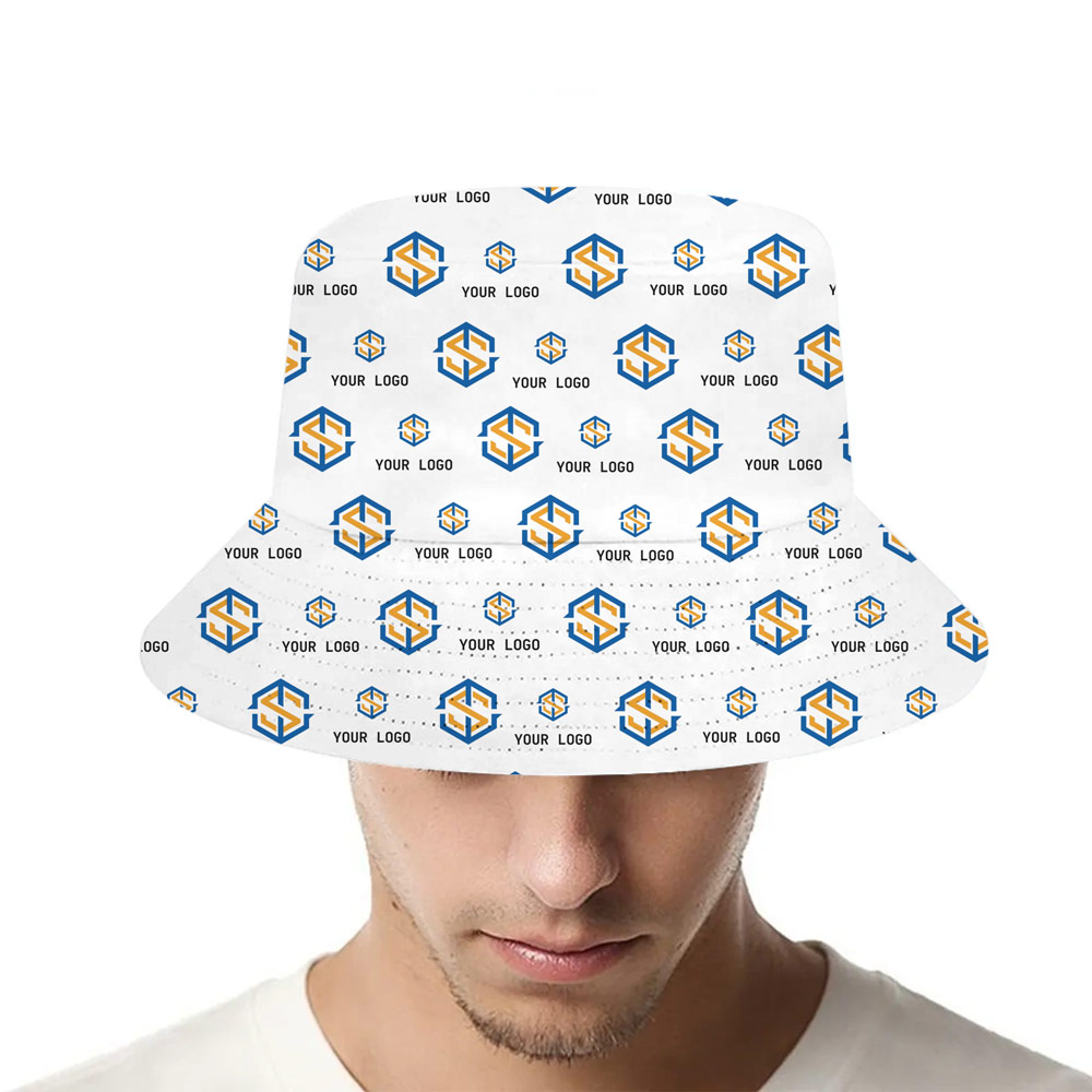 [Live Preview] Customize Bucket Hat With 2 Logo - variant image 1