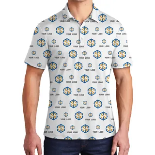 [Live Preview] Custom Polo Shirt With 2 Logos