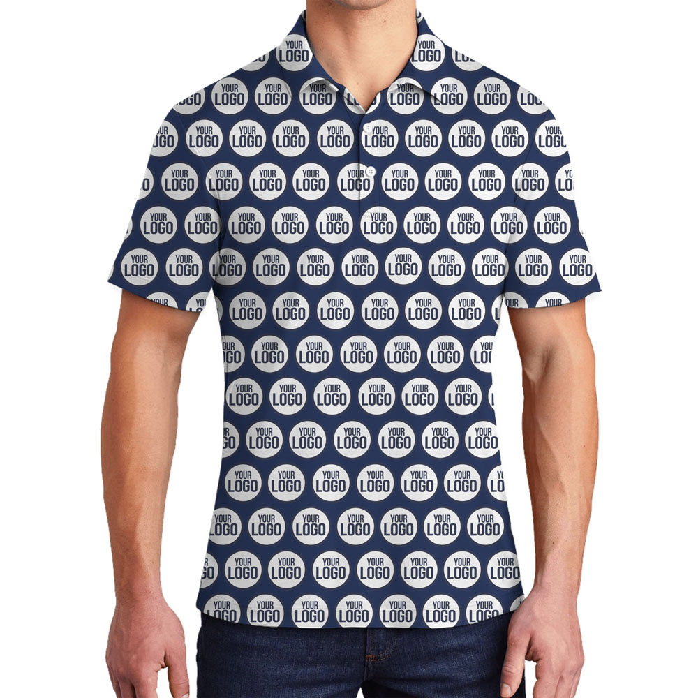 Custom Golf Shirt With Company Logo And Preview - variant image 1