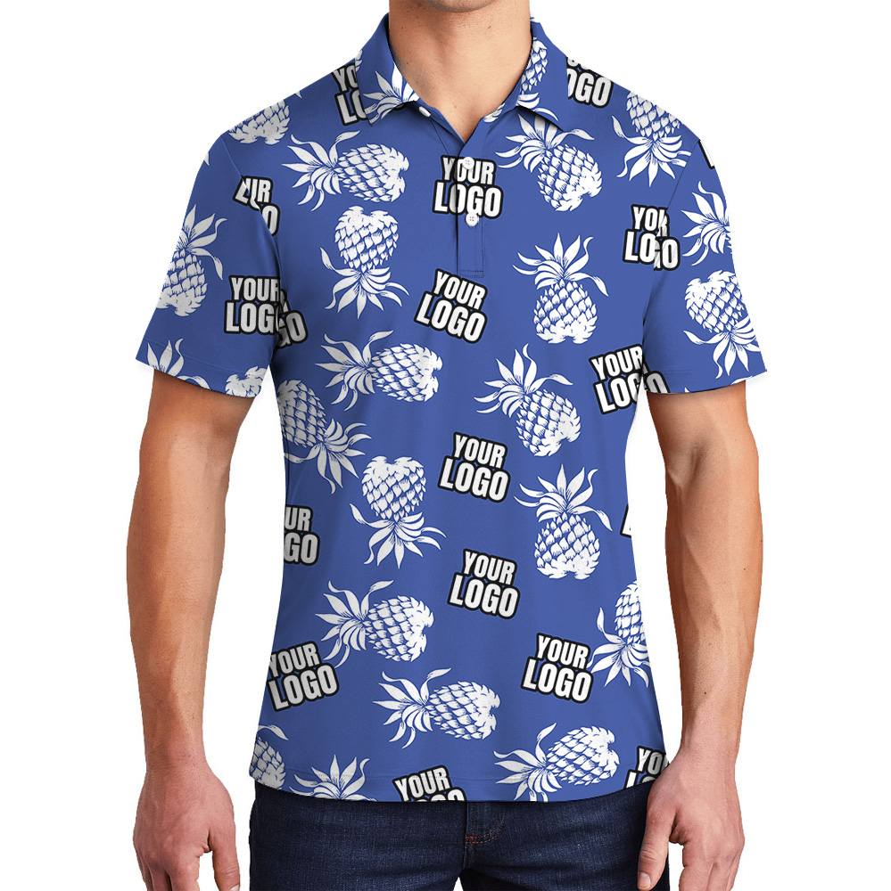 Custom Logo Royal Polo Shirt With Pineapple - variant image 1