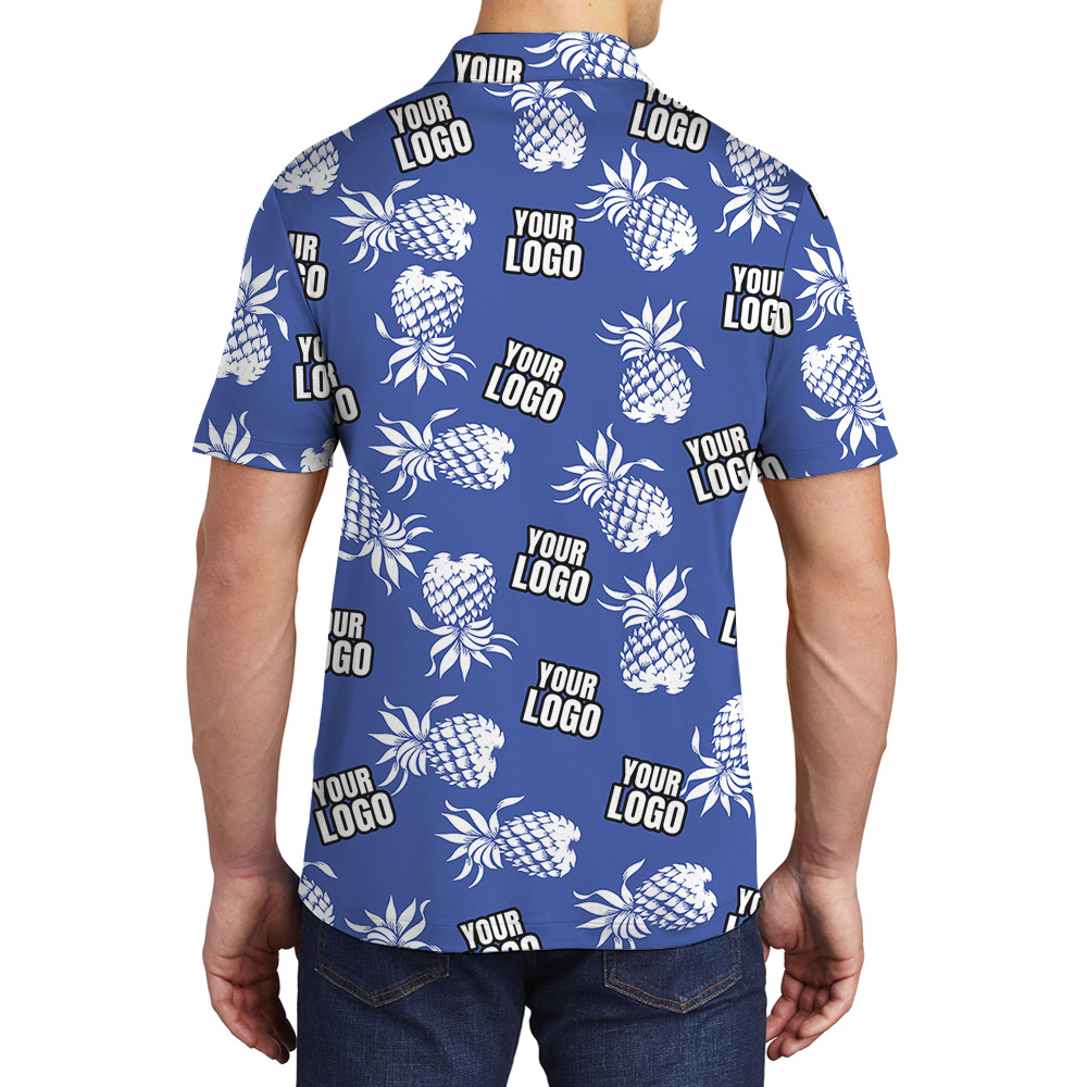 Custom Logo Royal Polo Shirt With Pineapple