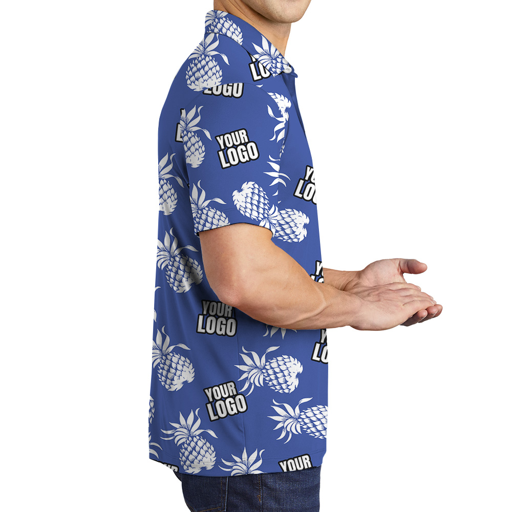 Custom Logo Royal Polo Shirt With Pineapple