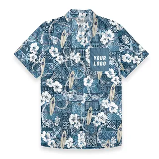 Ocean Breeze Custom Pocket Button Down Shirt