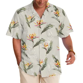 Floral Tropical Hawaiian Shirt