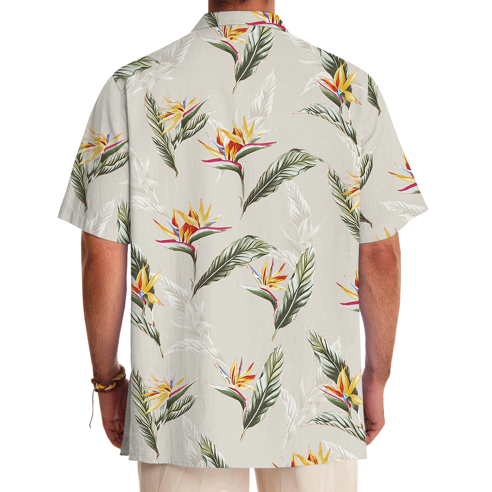 Floral Tropical Hawaiian Shirt