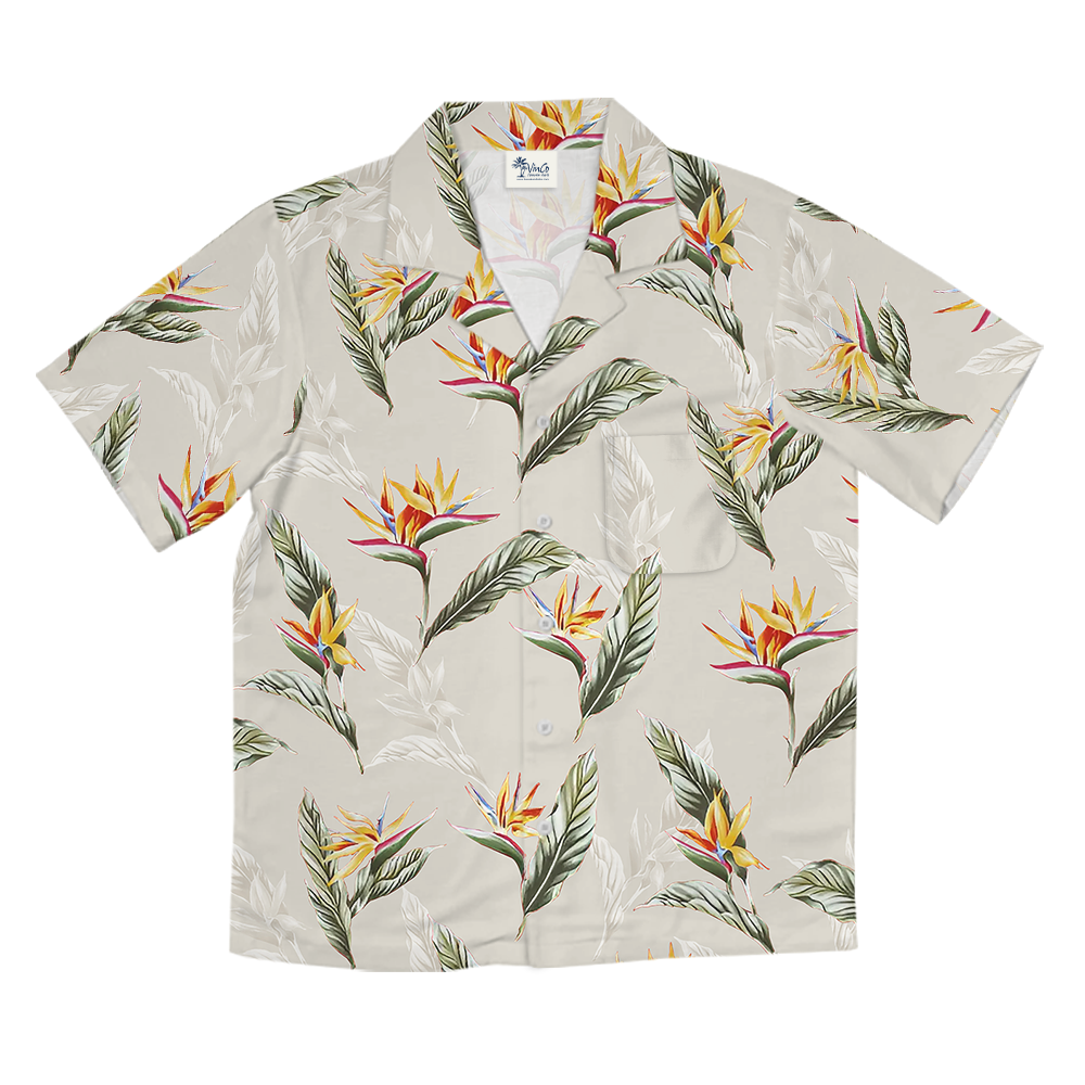 Floral Tropical Hawaiian Shirt