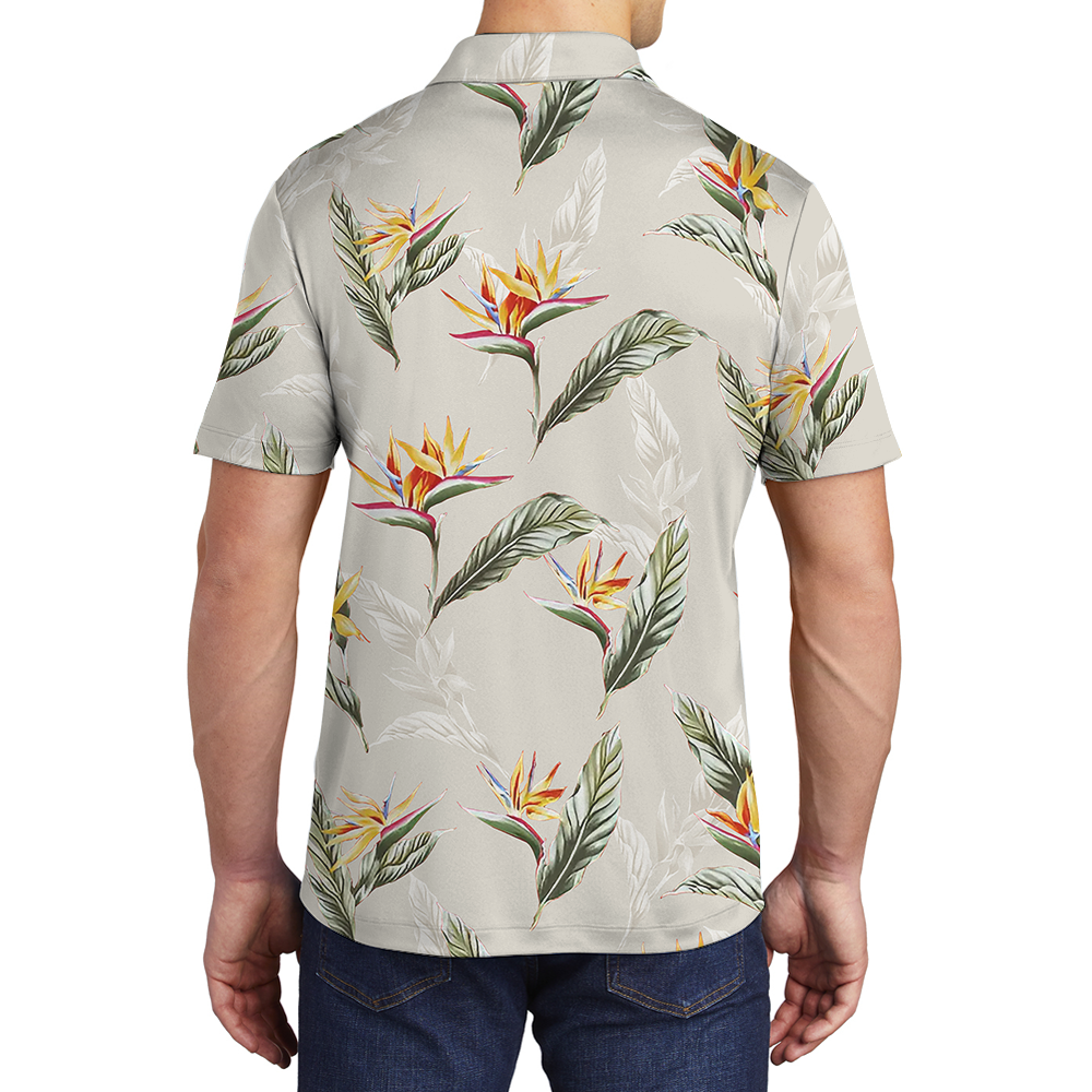 Floral Tropical Polo Shirt