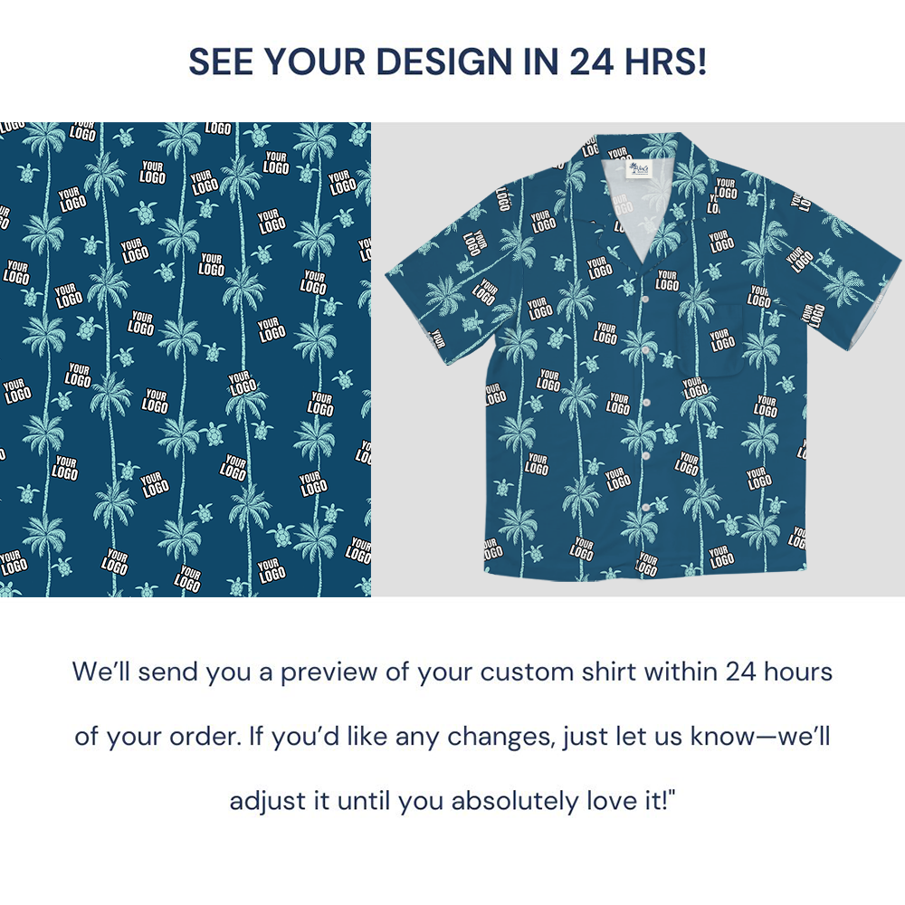 White Hawaiian Coconut And Sea Turtle Shirt With Custom Logo