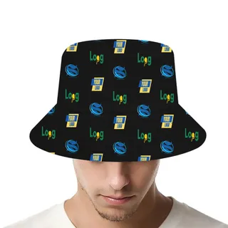 [Live Preview] Custom Multiple Logo Bucket Hat