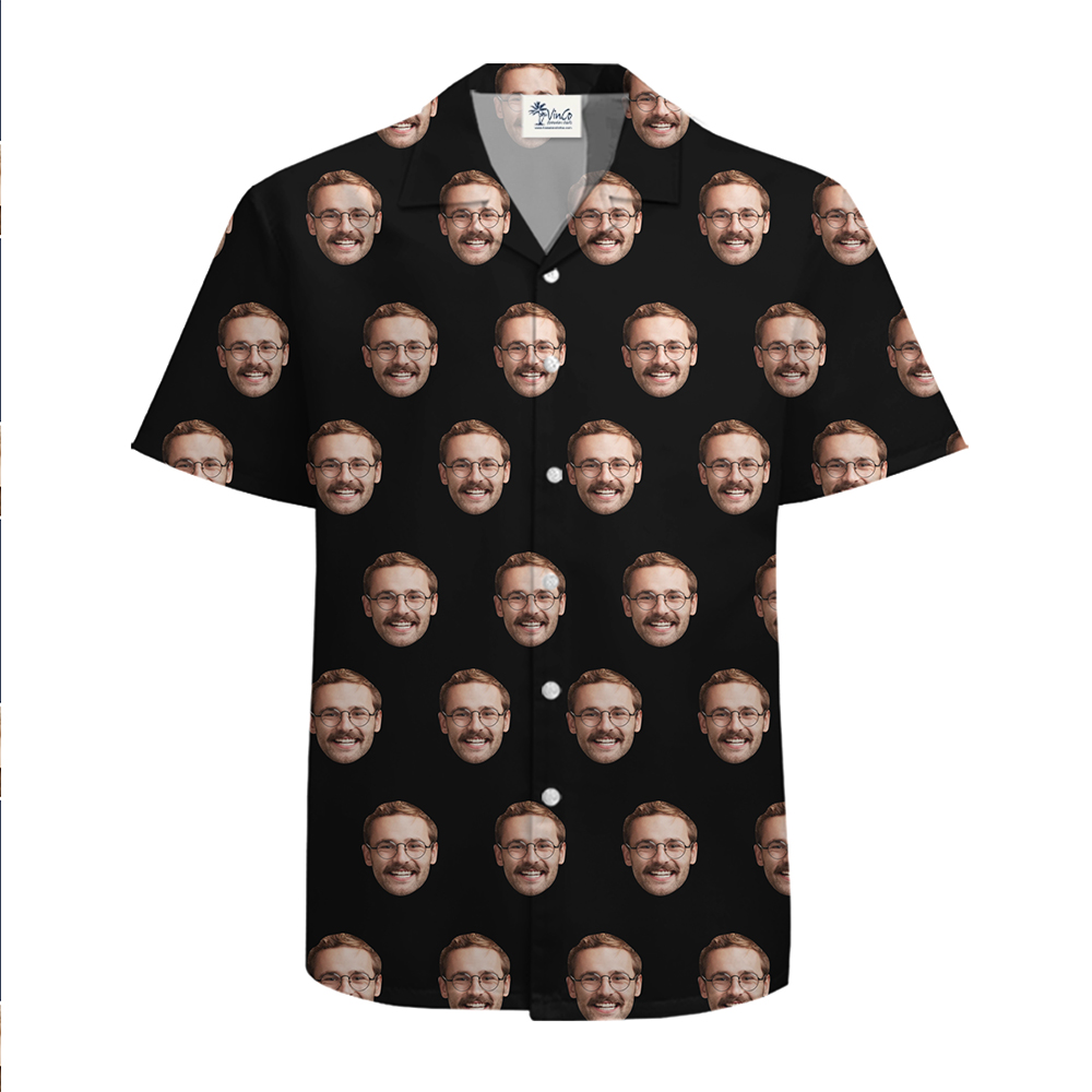 Custom Multiple Face Hawaiian Shirt with Your Favorite Color and New Live Preview - variant image 1