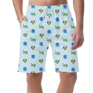 Personalize Multiple Logo Shorts with Hawaiian Style and New Live Preview