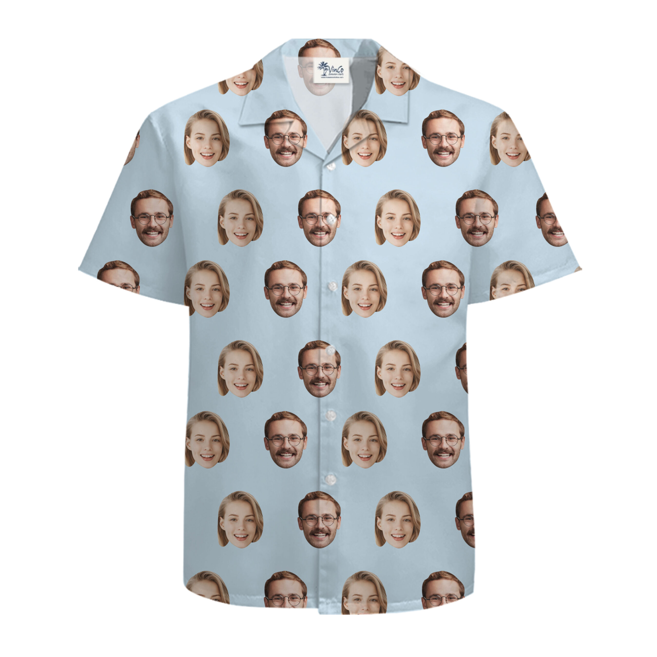 Funny Custom Face Hawaiian Shirt for the Whole Family with New Live Preview - variant image 1