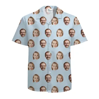 Funny Custom Face Hawaiian Shirt for the Whole Family with New Live Preview