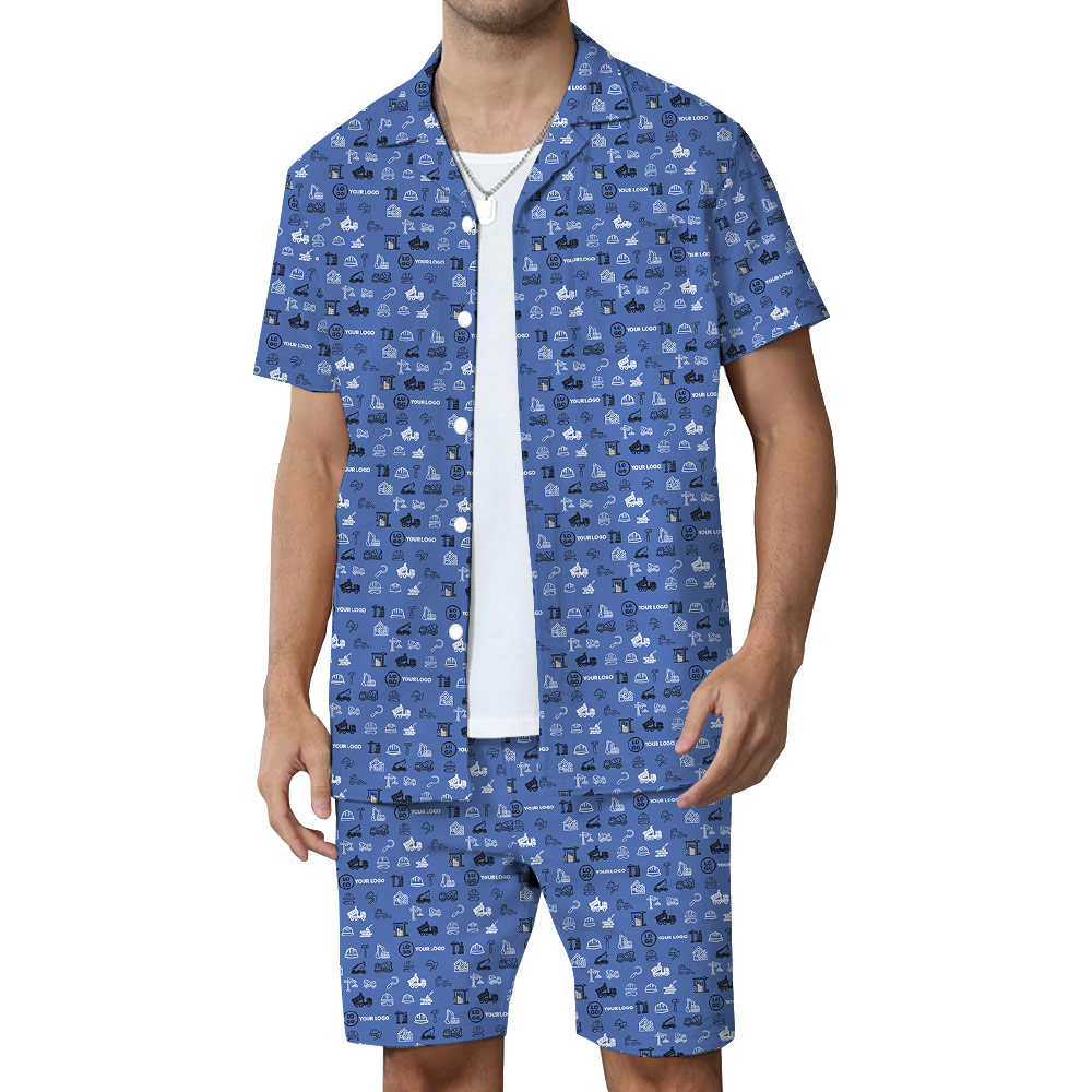 [Live Preview] Custom Logo Hawaiian Set With Multiple Colors - variant image 1