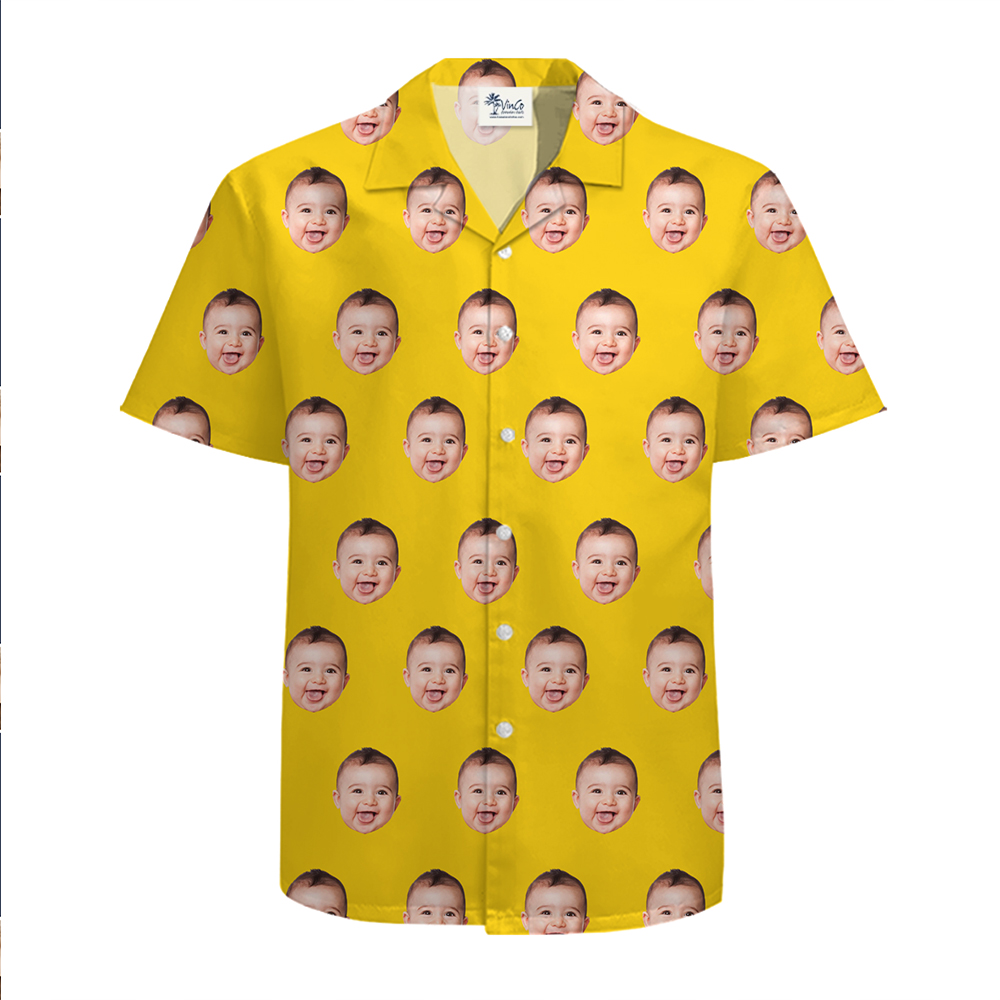 Funny Custom Face Hawaiian Shirt for the Whole Family with New Live Preview