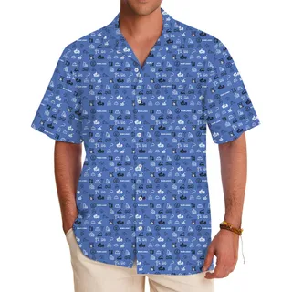 [Live Preview] Custom Hawaiian Shirt with Small Company Logo