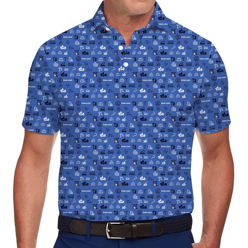 [Live Preview] Custom Company Logo Polo Shirt for Teams - variant image 1