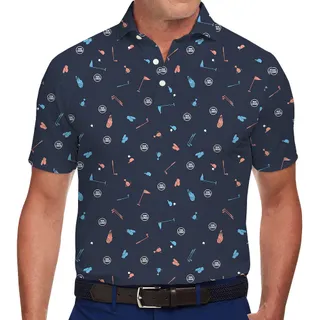 [Live Preview] Personalized Golf Polo Shirt With Small Logo