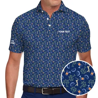 Custom Golf Logo And Name Polo Shirt Bulk Order For Club
