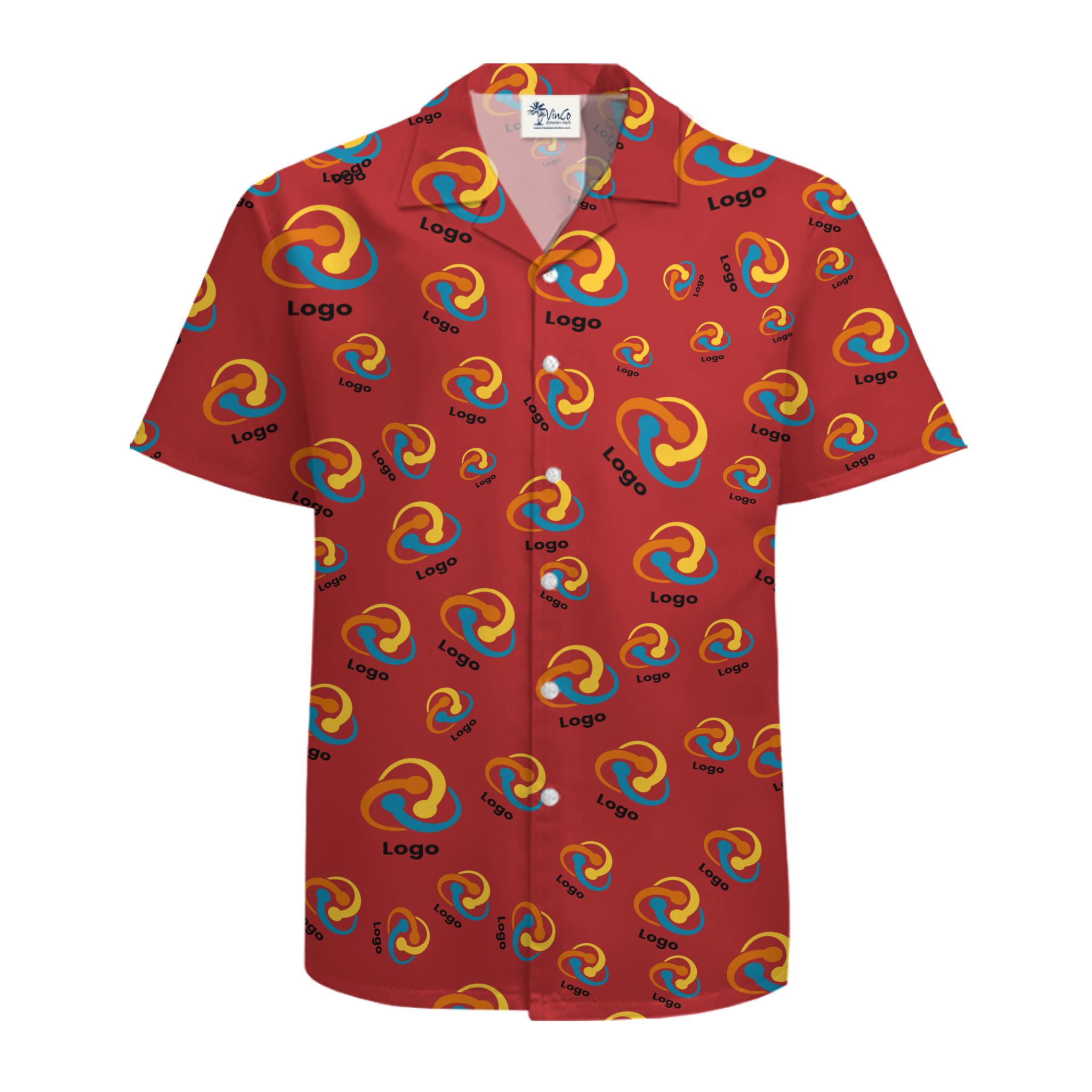 Custom personal logo shirt with multiple logo and new instant preview