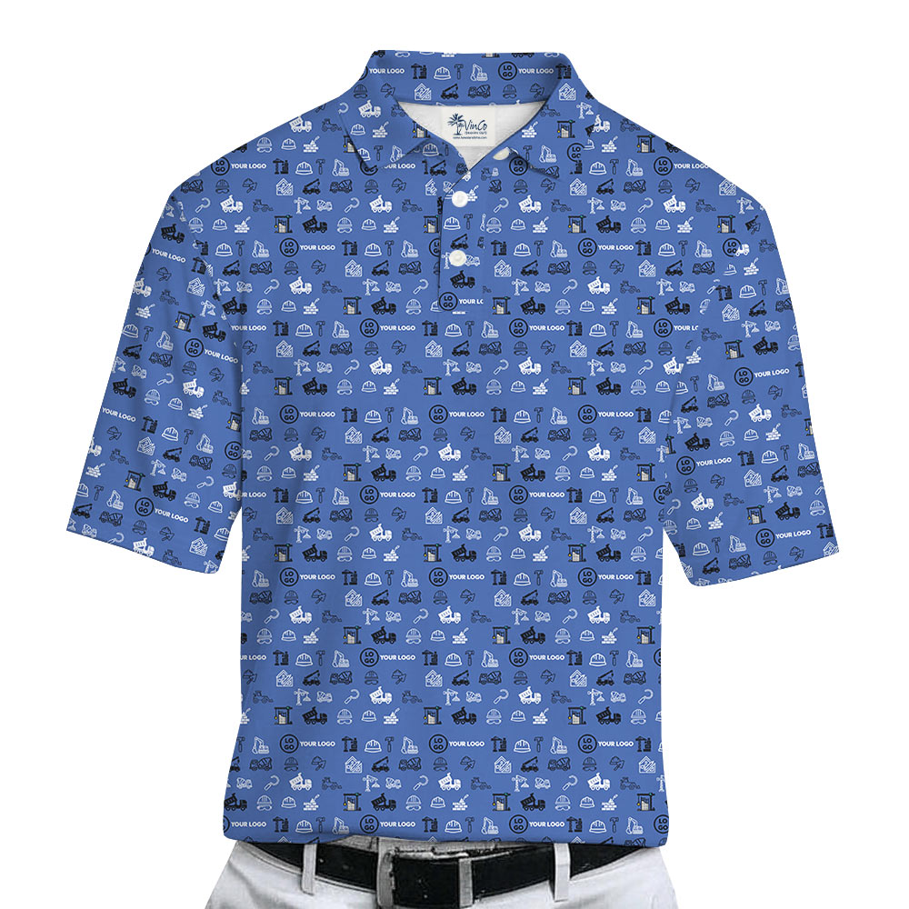 [Live Preview] Custom Company Logo Polo Shirt for Teams