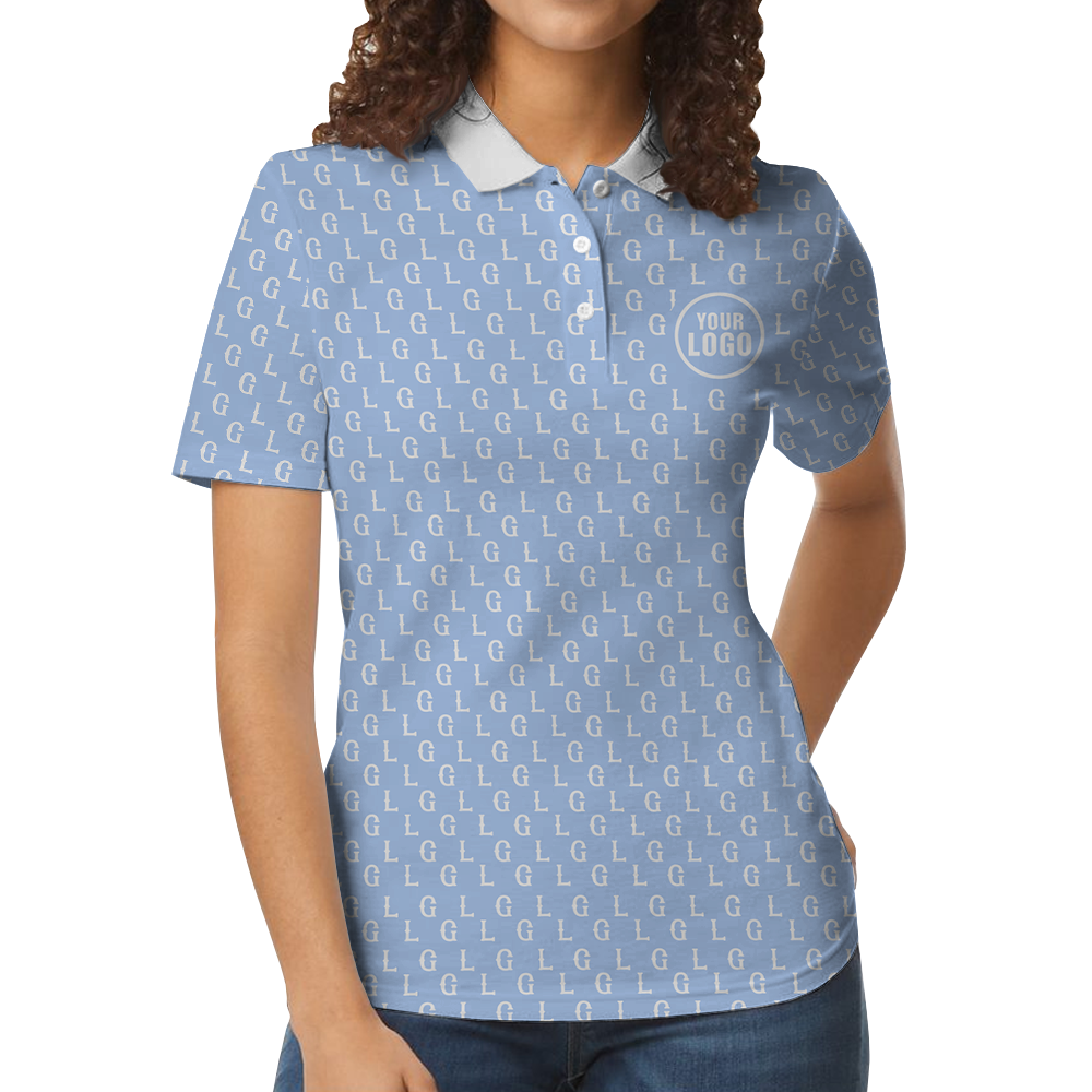 Custom Logo Monogram Polo Shirt for Your Brand