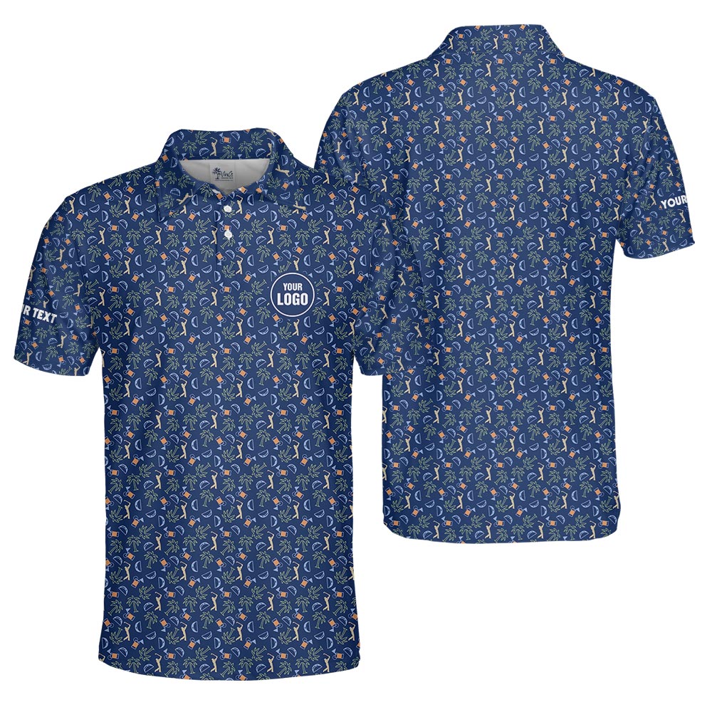 Custom Golf Logo And Name Polo Shirt Bulk Order For Club