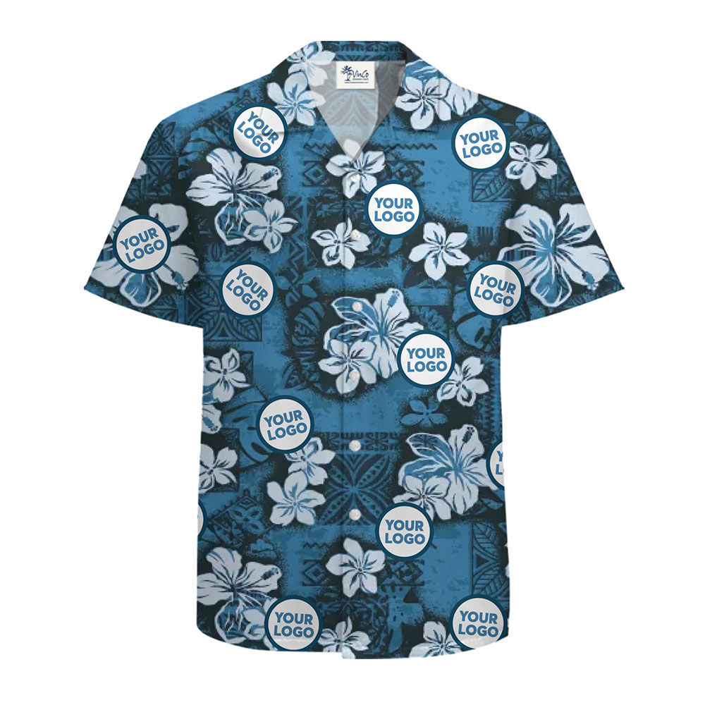 [Logo + Color] Custom Hibiscus Shirts with Hawaiian Styles and New Live Preview